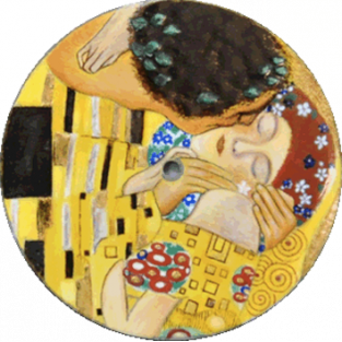 klimtgrandfeupeintureminiature